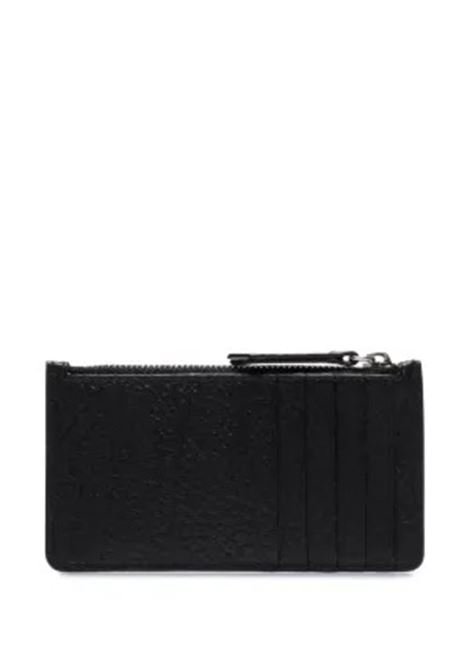 four stitches wallet unisex black in leather MAISON MARGIELA | S56UI0143 P4455T8013